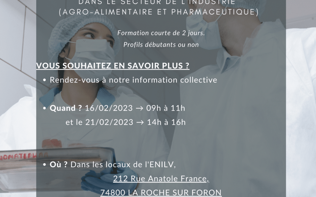 Se former aux bonnes pratiques d’hygiène en industrie