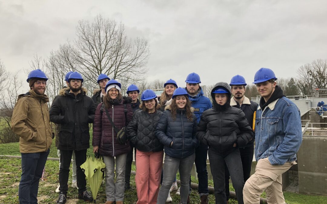 Les apprentis en BTS STA 2 en visite à la station d&rsquo;épuration d&rsquo;Arenthon